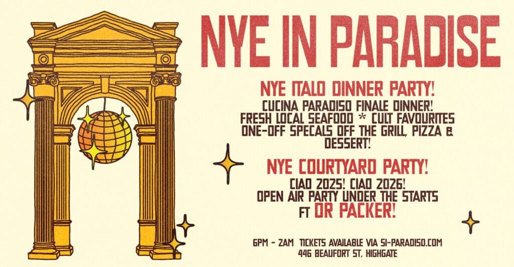 PARADISO NEW YEARS EVE!