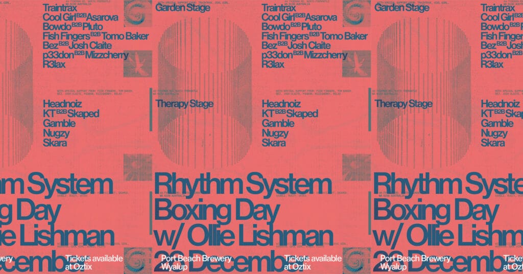 Rhythm System Boxing Day Perth PartyLine Collective