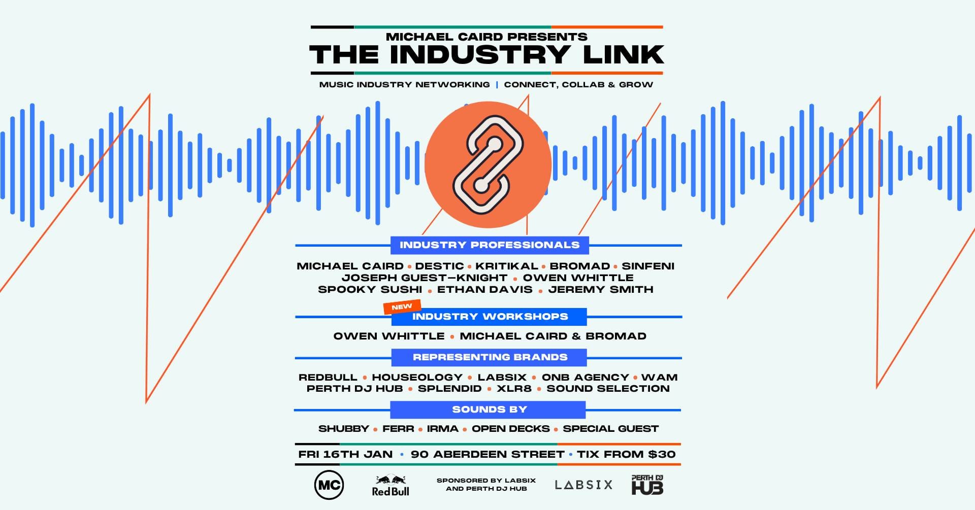 Michael Caird Presents: The Industry Link Event Michael Caird Presents: The Industry Link Event