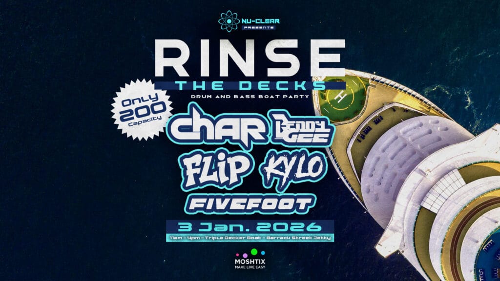 Rinse the Decks - DNB boat party