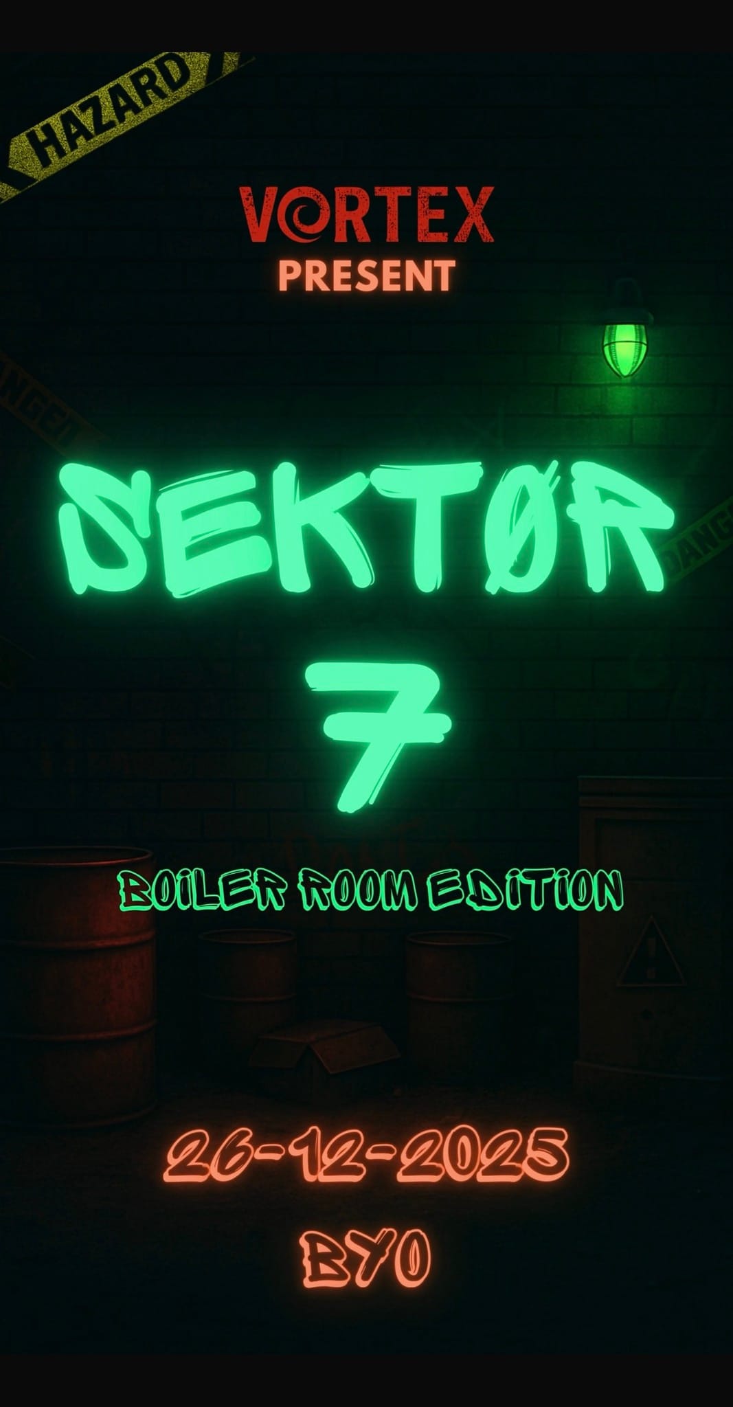 Sektor 7 Boiler room edition Perth Event. Hard Techno, Acid & driving grooves. Expect an elevated stage, smoke, lasers, powerful subs and a crowd wrapped around the DJ. SEKTOR 7 -the underground, amplified.