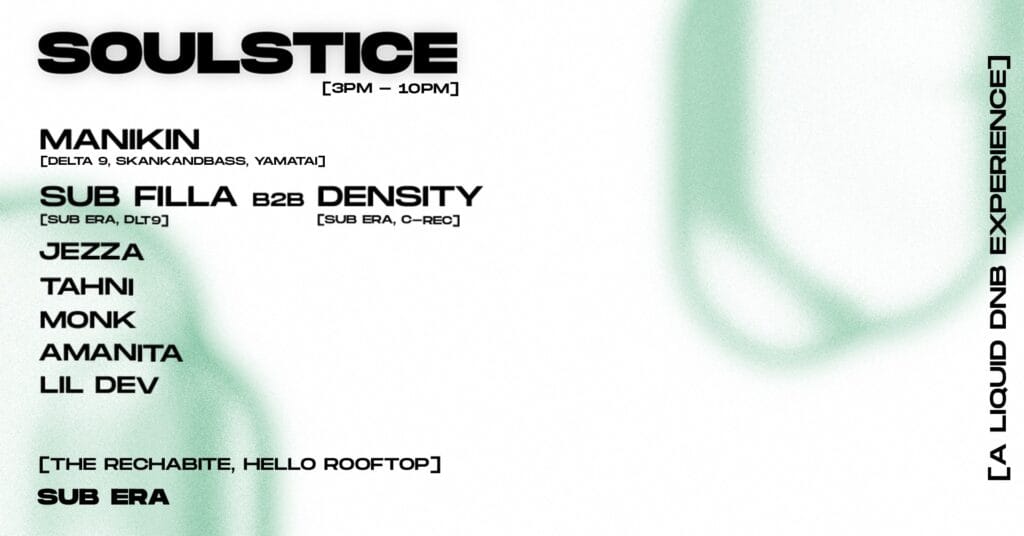 Sub Era presents their newest event series called "Soulstice"