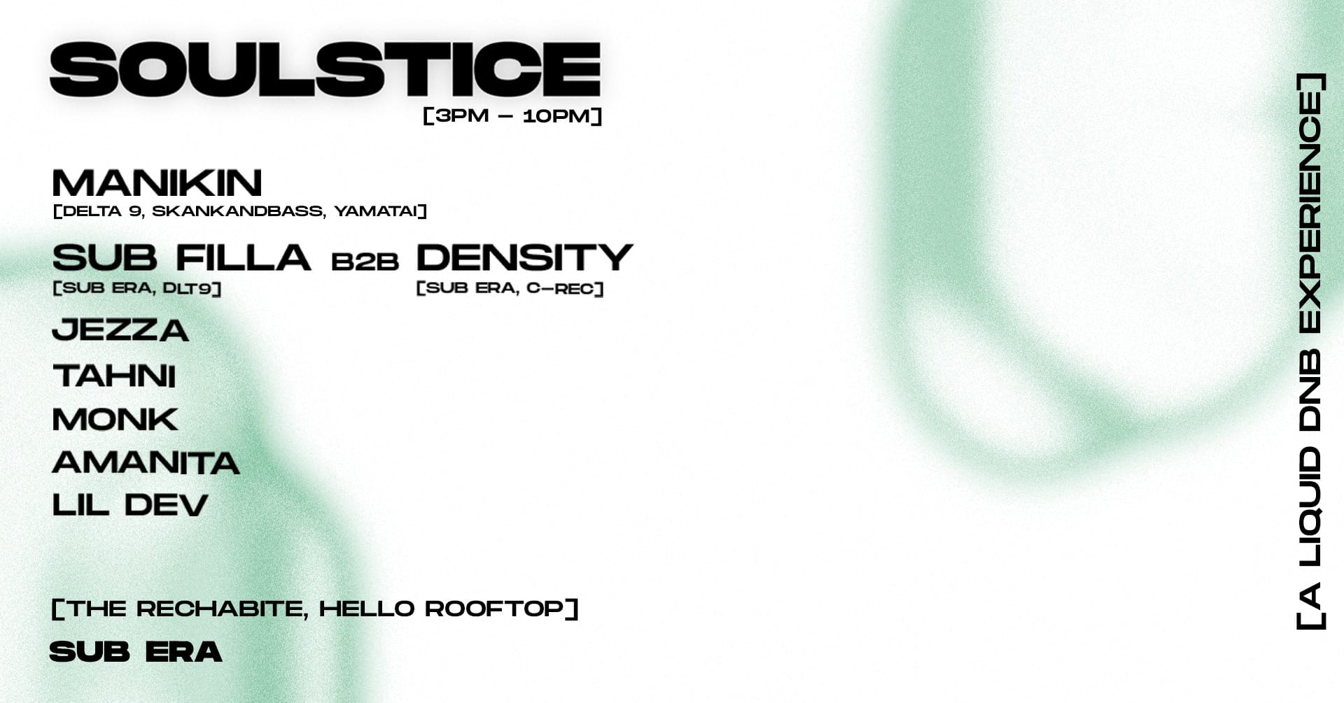 Sub Era presents their newest event series called "Soulstice"