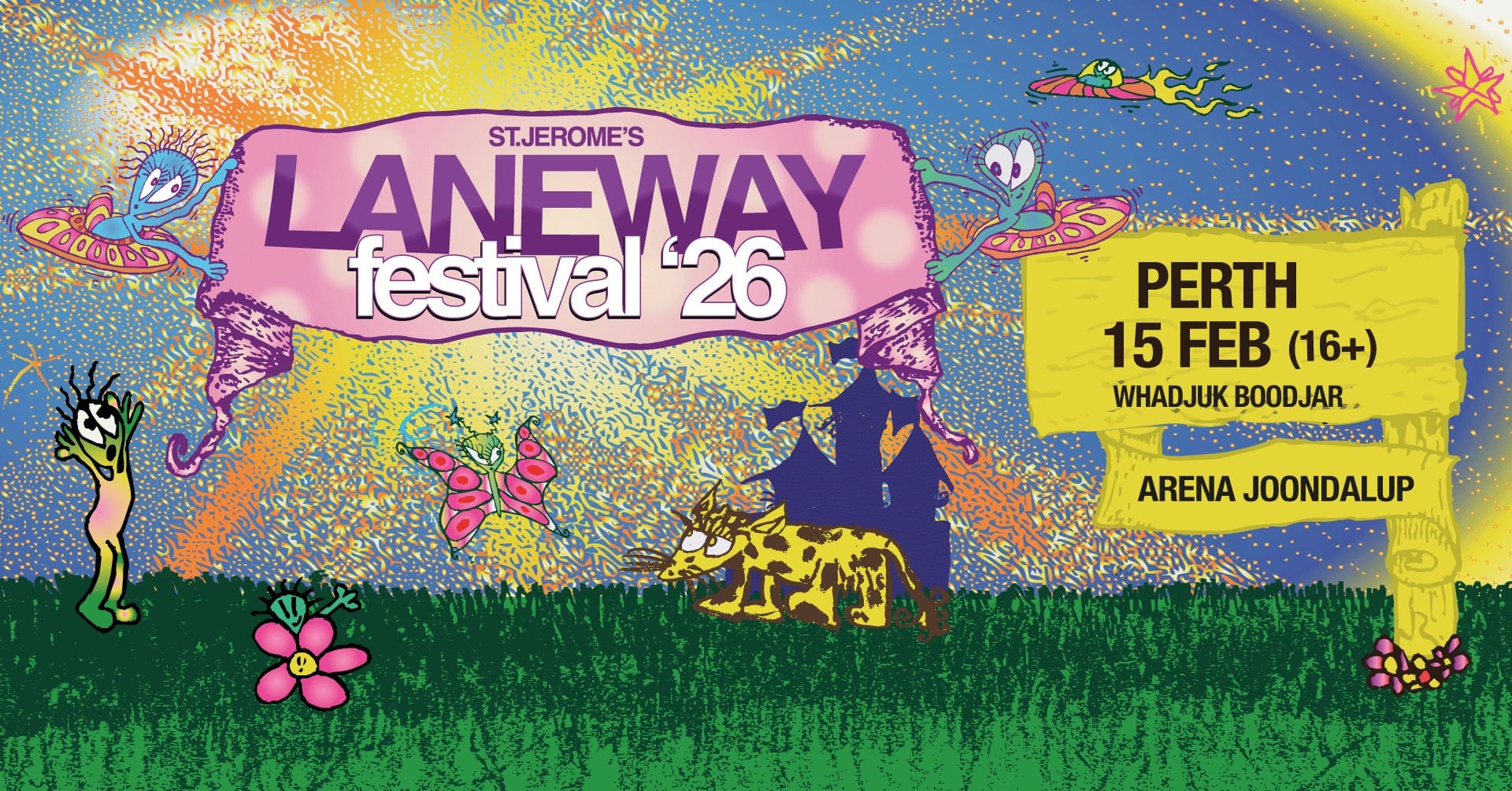 Laneway Festival 2026 | Perth ST. JEROME'S LANEWAY FESTIVAL 2026 PERTH