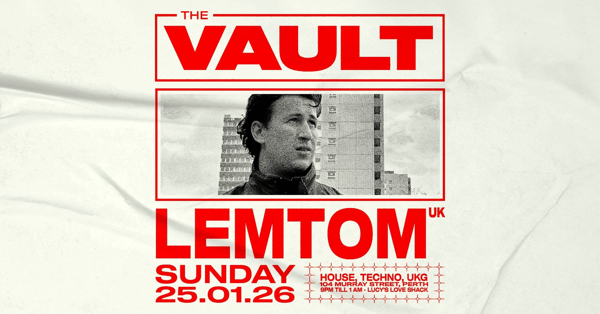 The Vault | Long Weekend ft. Lemtom (UK) 𝗧𝗵𝗲 𝗩𝗮𝘂𝗹𝘁 | 𝗦𝗮𝘁𝘂𝗿𝗱𝗮𝘆𝘀 𝗳𝘁. 𝗟𝗲𝗺𝘁𝗼𝗺 (𝗨𝗞)