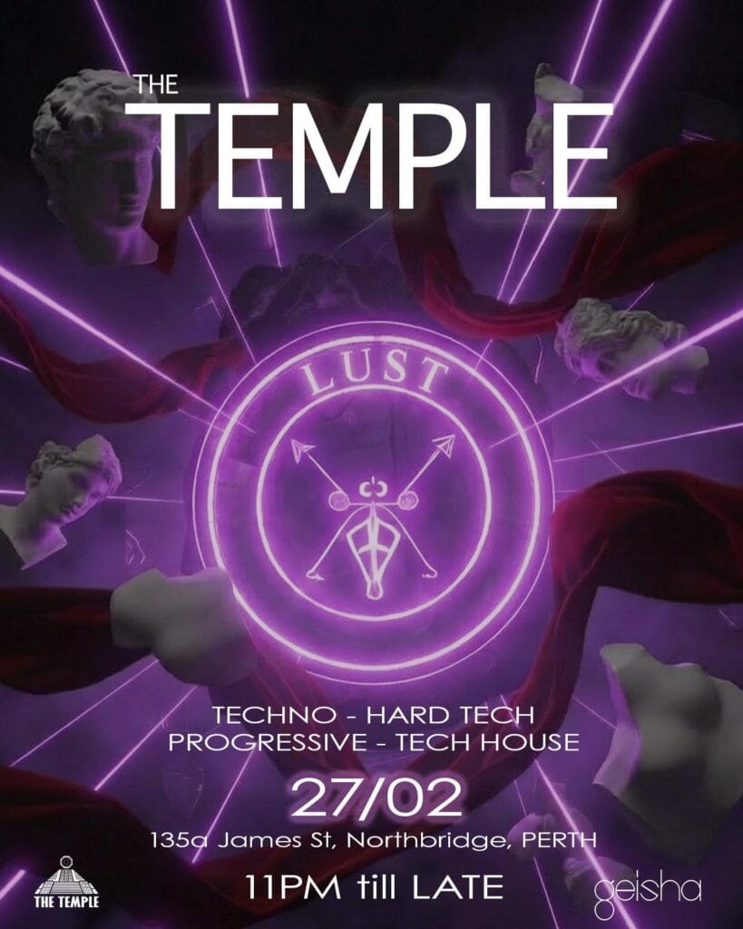 The Temple Series Geisha Bar - Lust Rave