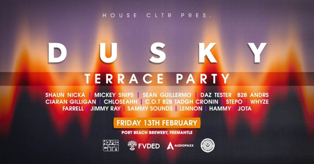 HOUSE CLTR PRES. DUSKY (uk) - HOUSE CLTR – PERTH TERRACE SPECIAL