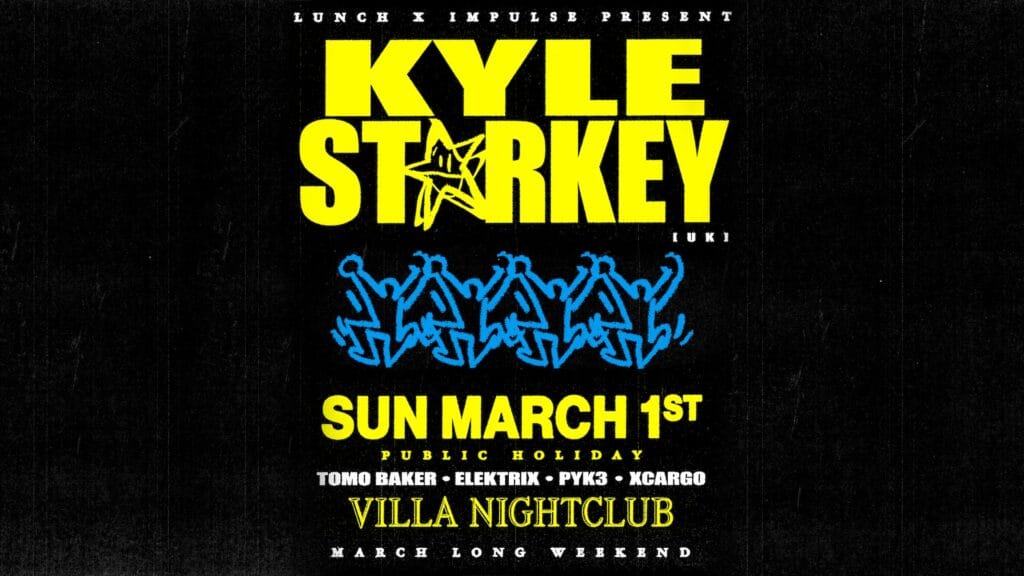 KYLE STARKEY [UK] 18+ 09:00pm, Sun 1st Mar 2026 Villa Nightclub