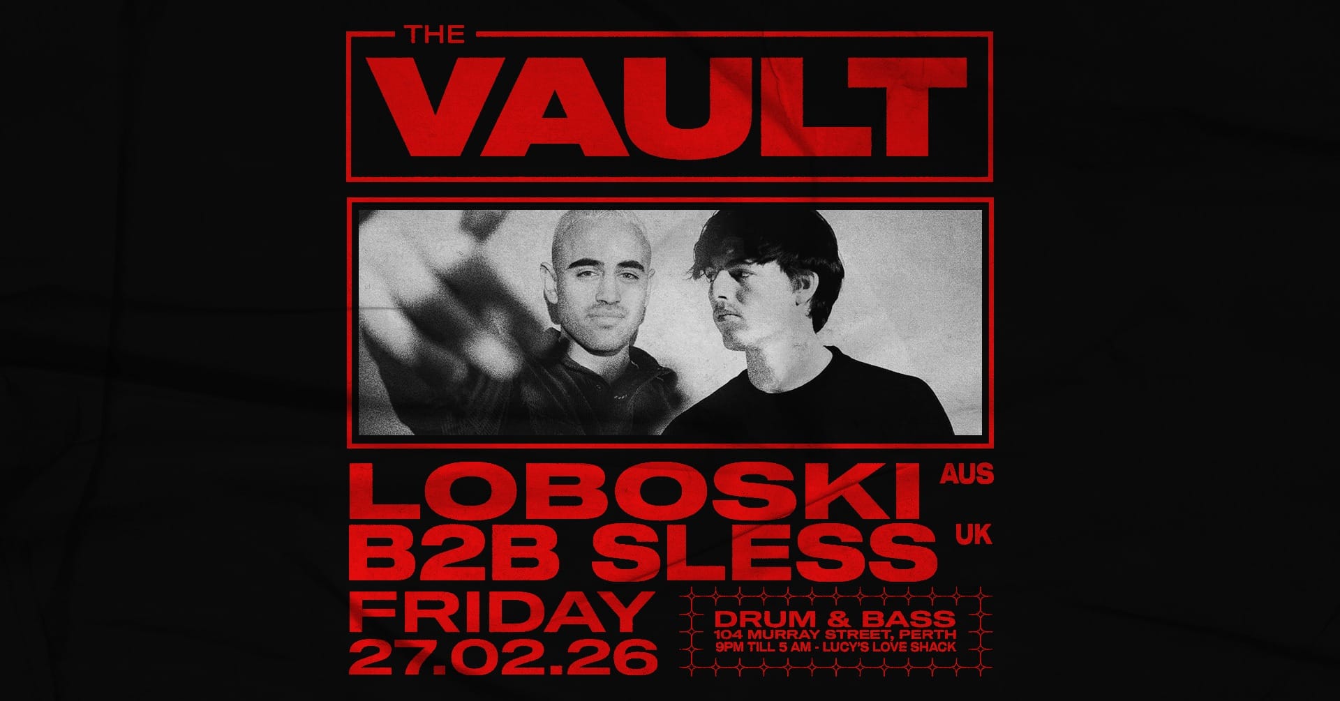 𝗧𝗵𝗲 𝗩𝗮𝘂𝗹𝘁 | 𝗙𝗿𝗶𝗱𝗮𝘆𝘀 𝗳𝘁. 𝗟𝗼𝗯𝗼𝘀𝗸𝗶 (𝗔𝗨𝗦) 𝗕𝟮𝗕 𝗦𝗹𝗲𝘀𝘀 (𝗡𝗭) Loboski & Sless join us with a B2B to end February with a bang.