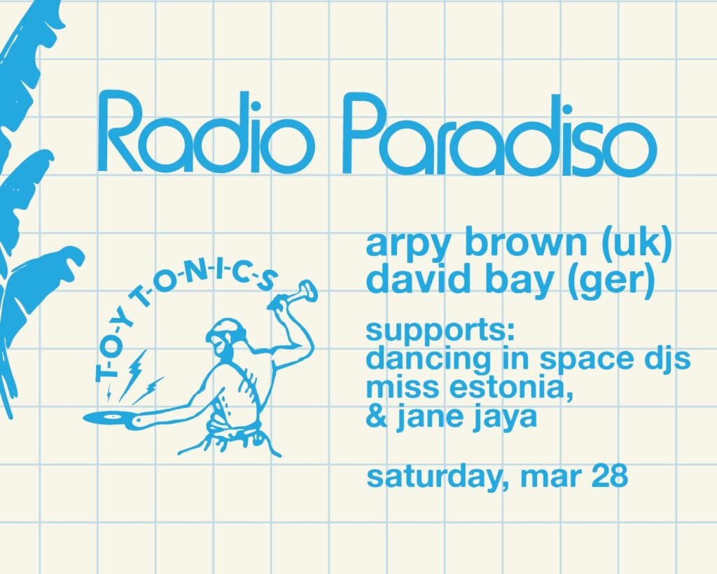 TOY TONICS IN THE CY FT. ARPY BROWN (UK) & DAVID BAY (GER)!⁠ Perth March 28th 2026