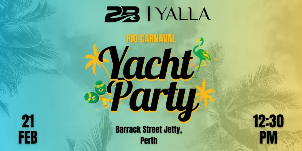 Brazilian Carnival Yacht Party Yalla Au logo Hosted by Yalla Au Details Saturday, 21 Feb 2026 • 1:00 PM - 5:00 PM