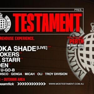 Ministry of Sound Testament • Perth 00s Session Ministry of Sound Testament 2026 - Perth 00s Session