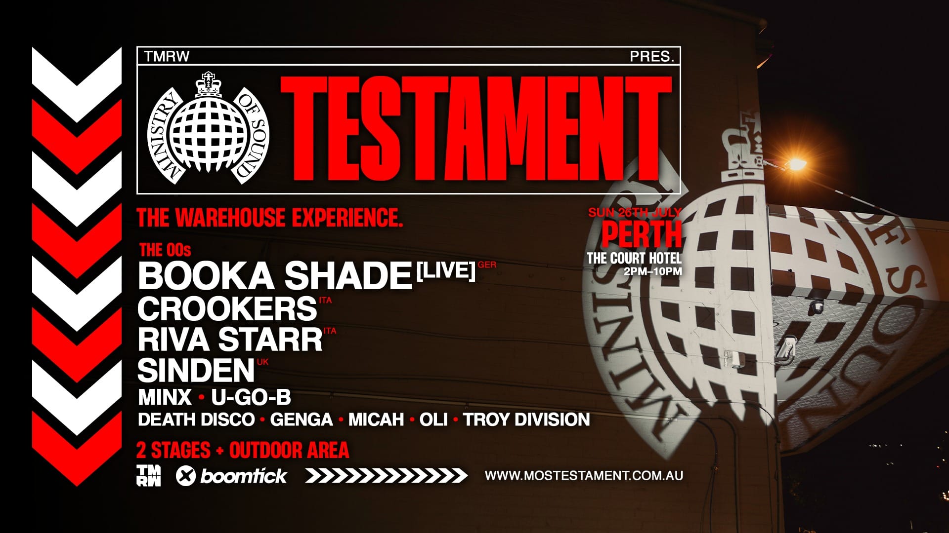 Ministry of Sound Testament • Perth 00s Session Ministry of Sound Testament 2026 - Perth 00s Session