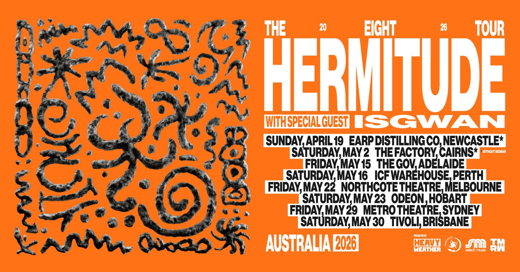 Hermitude - The Eight Tour By ICFpresents Follow Part of the ICF collection Ice Cream FactoryNorthbridge, WA Saturday, May 16 at 6 pm