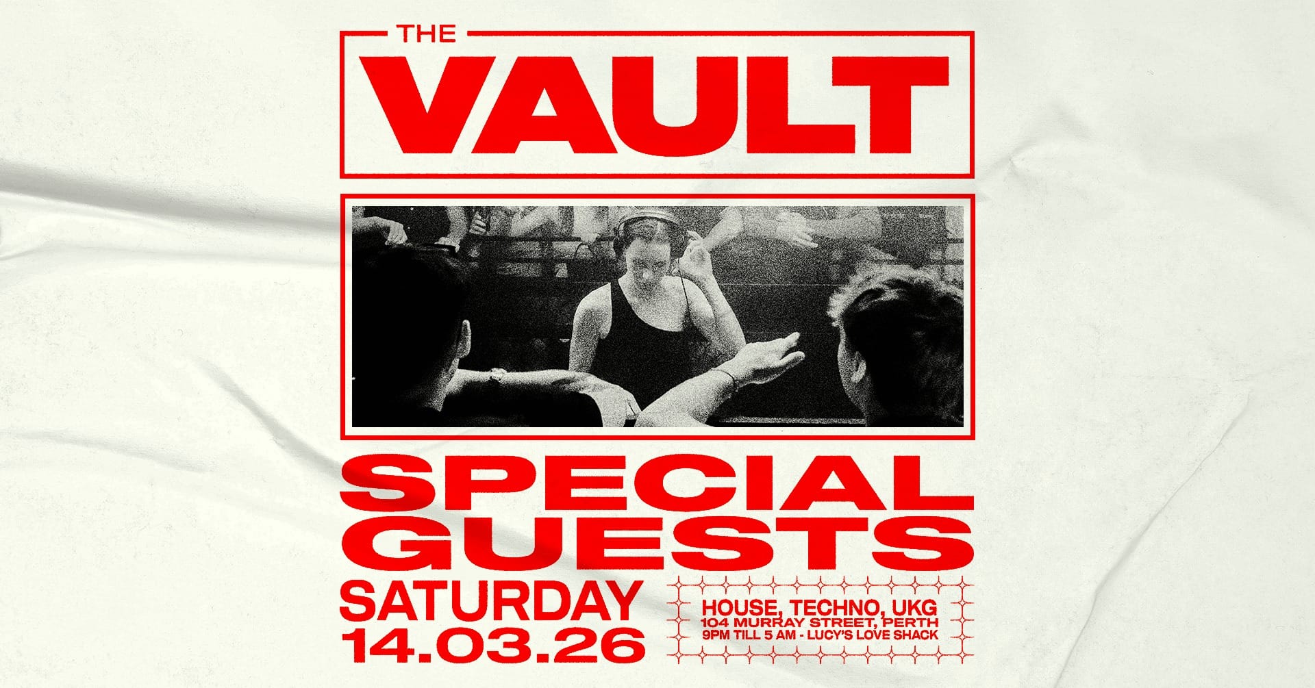 𝗧𝗵𝗲 𝗩𝗮𝘂𝗹𝘁 | 𝗦𝗮𝘁𝘂𝗿𝗱𝗮𝘆𝘀 𝗳𝘁. 𝗦𝗽𝗲𝗰𝗶𝗮𝗹 𝗚𝘂𝗲𝘀𝘁𝘀 Special Guests join us in the basement. ENTRY INFORMATION: Door sales available from 9pm till 5am. ◼️ Saturday March 14th ◼️ 9:00pm - 5:00am