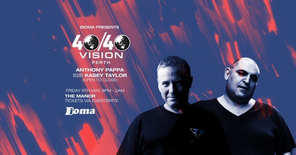 Bioma Presents 40/40 Vision By Bioma Events Follow The ManorLeederville, WA Friday, May 8 at 8pm to Saturday, May 9
