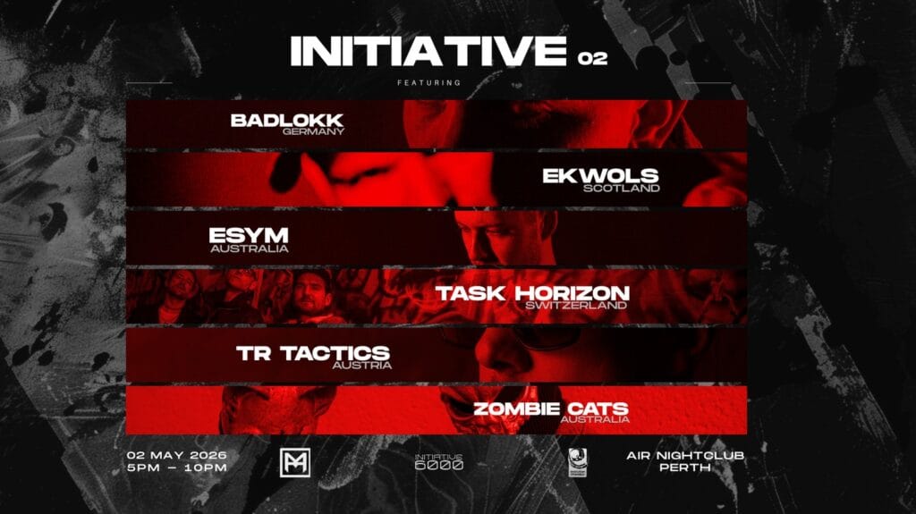 May 2 we’re back at Air Nightclub for INITIATIVE 2 — a proper neurofunk Drum & Bass session.