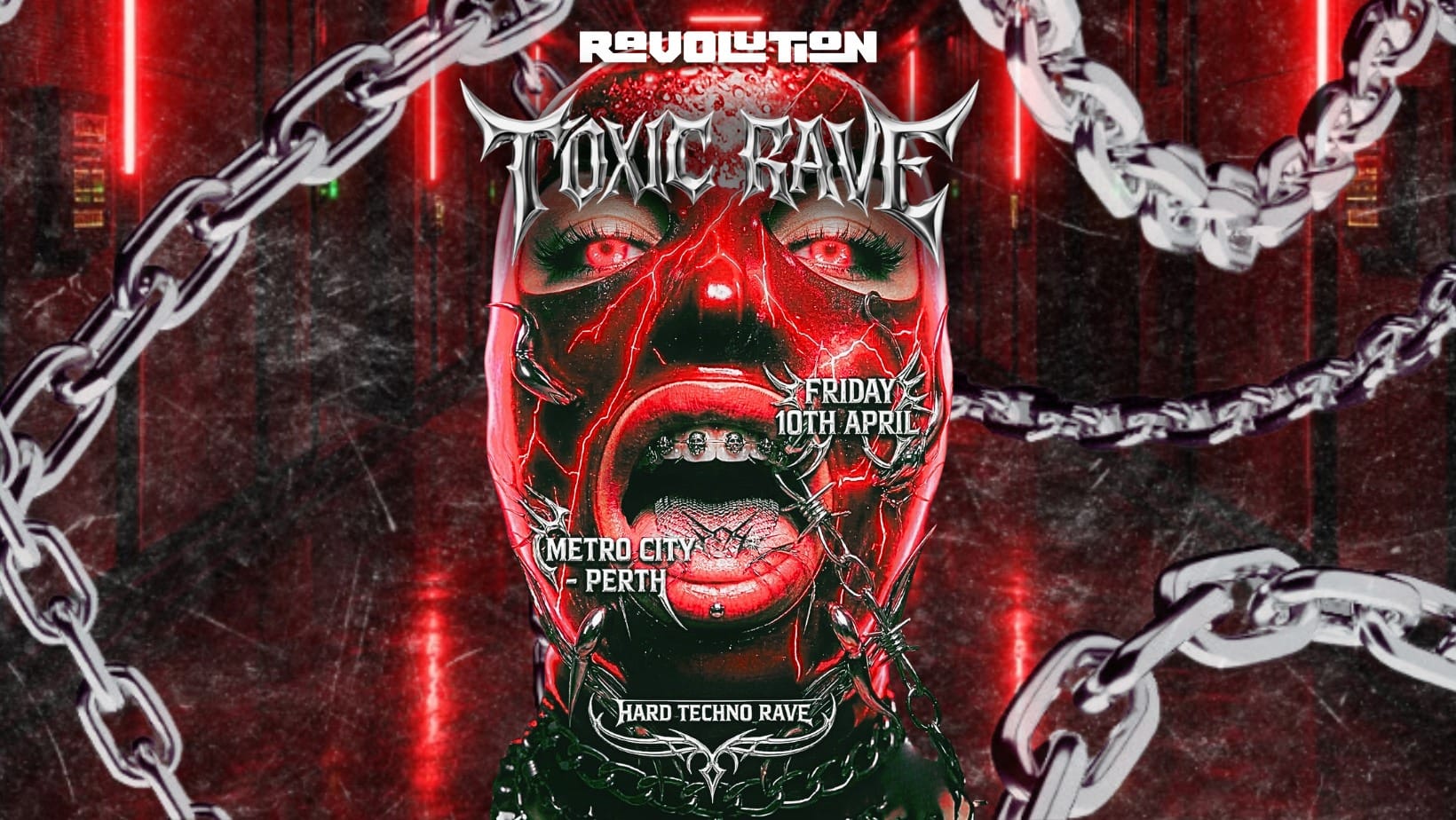 RAVOLUTION presents: TOXIC RAVE [2nd Edition] 🖤⛓️ 2026 April 10th Perth
