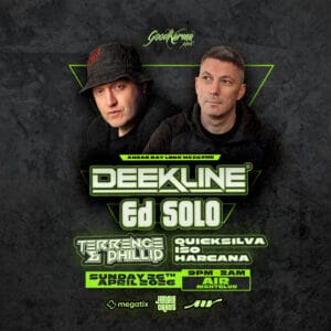 Good Karma Music presents DEEKLINE & ED SOLO (UK) Jungle Cakes Showcase ANZAC DAY LONG WEEKEND