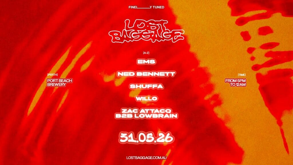 Finely Tuned & Lost Sundays pres. Lost Baggage Perth Port Beach Brewery (North Fremantle, WA) Sunday, 31 May 2026 5:00 pm