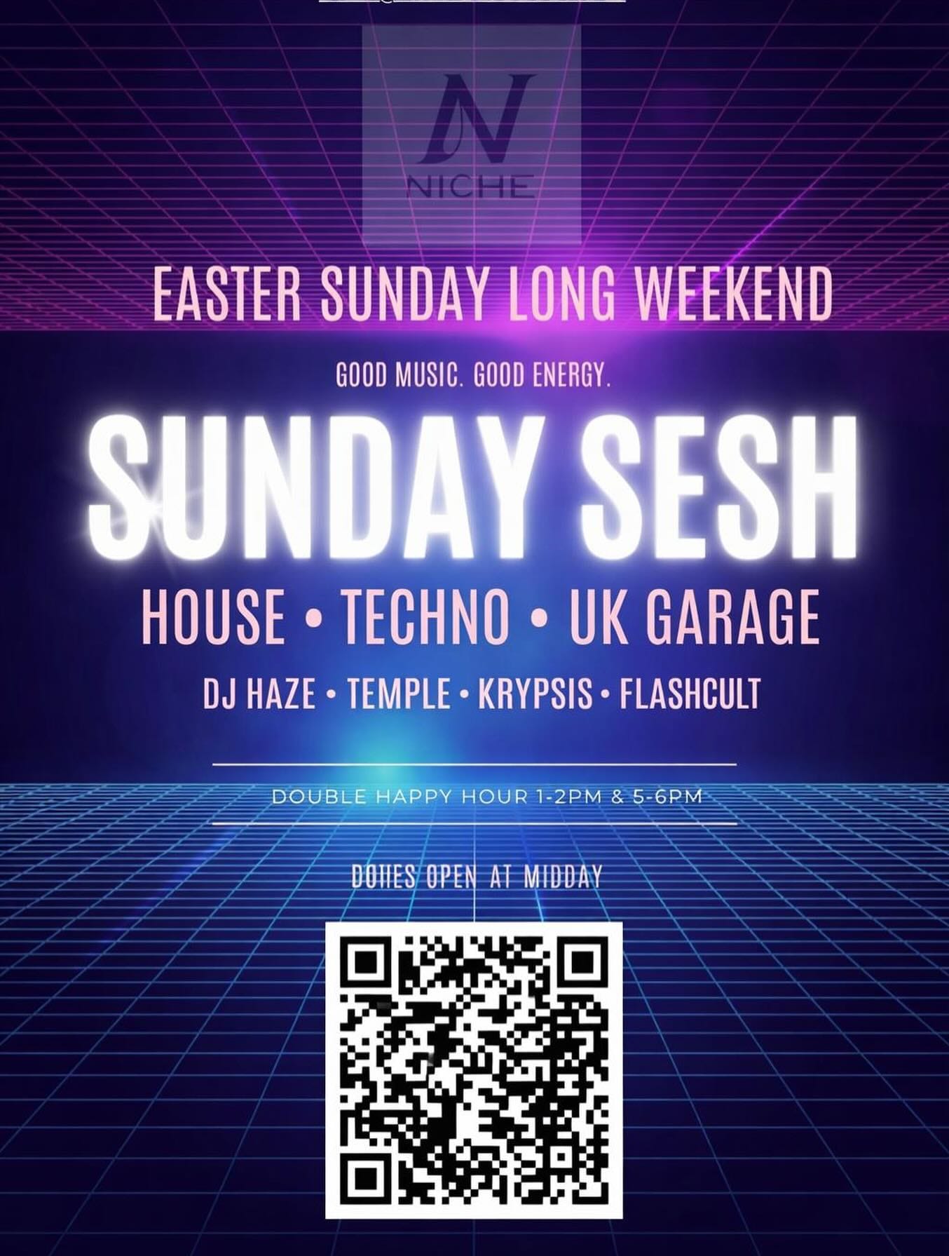 Niche sunday sesh Niche BarLeederville, WA Sunday, Apr 5 from 12 pm to 10 pm