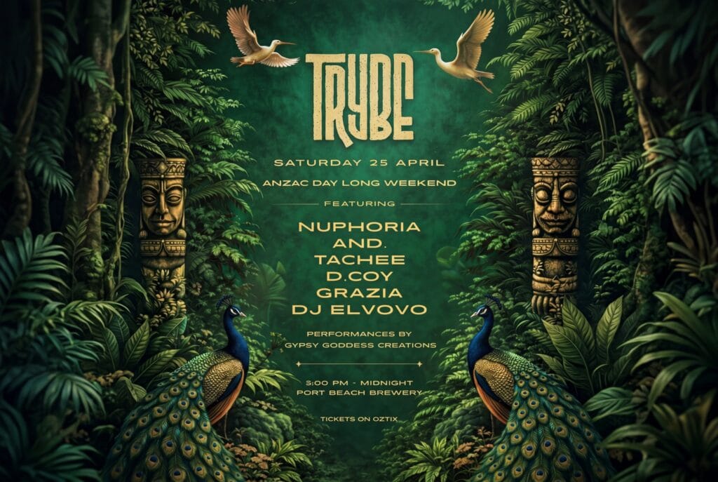 🌴 TRYBE • END OF SUMMER CLOSER 🌴 🪘 ANZAC DAY LONG WEEKEND 🪘