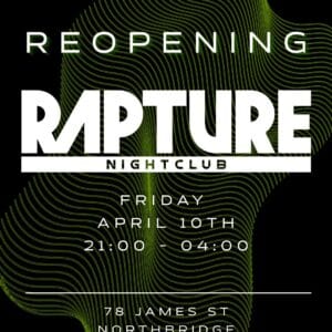Reopening this Friday, April 10 21:00 – 04:00 Free entry 🤑