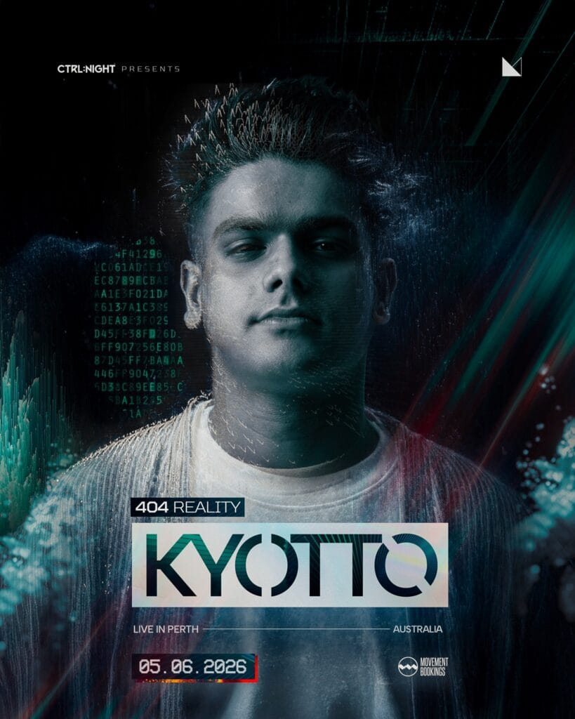 404 REALITY - KYOTTO 18+ 08:00pm, Fri 5th Jun 2026 - 03:00am, Sat 6th Jun 2026 The Manor