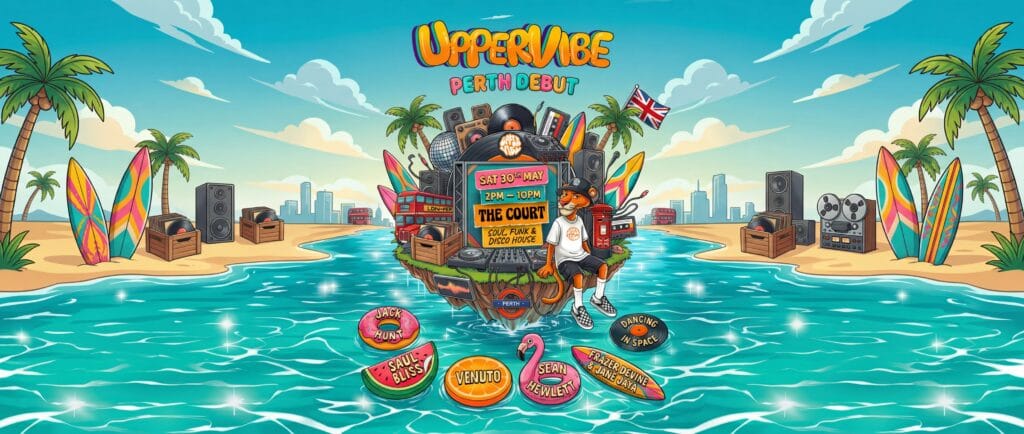 Upper Vibe: Perth Debut @ The Court Sat, 30 May 2026, 2:00 – 10:00pm The Court, Perth