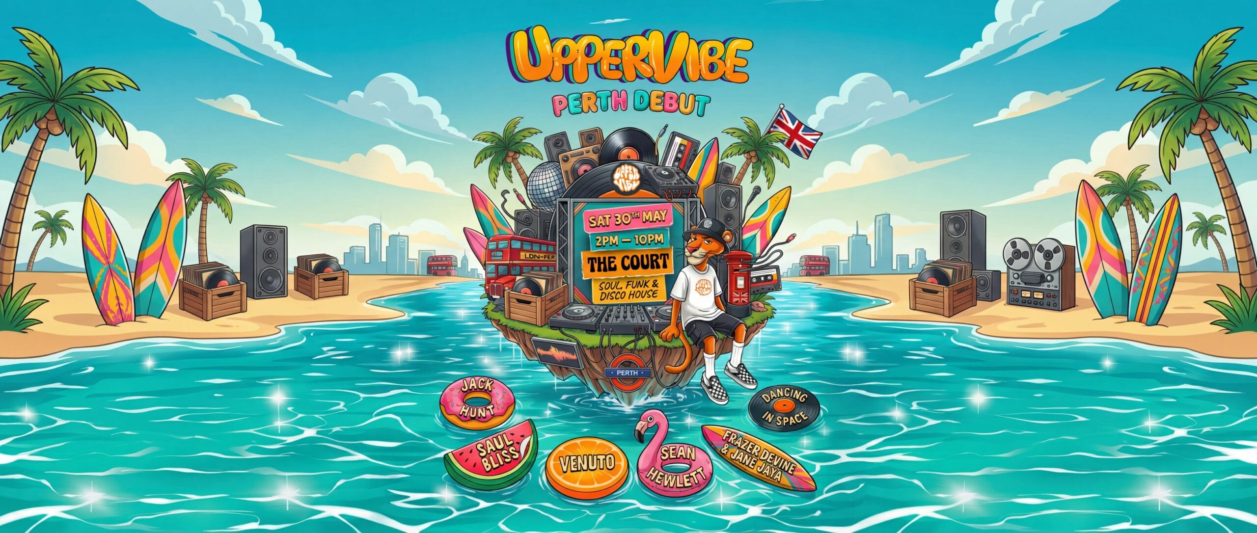 Upper Vibe: Perth Debut @ The Court Upper Vibe: Perth Debut @ The Court Sat, 30 May 2026, 2:00 – 10:00pm The Court, Perth