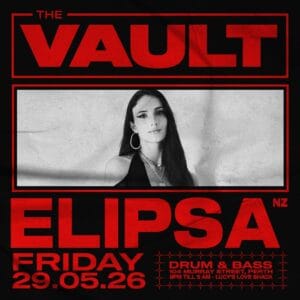 The Vault Fridays Follow Organizer Friday, May 29th, 2026 9:00 PM - 5:00 AM AWST 104 Murray St, Perth