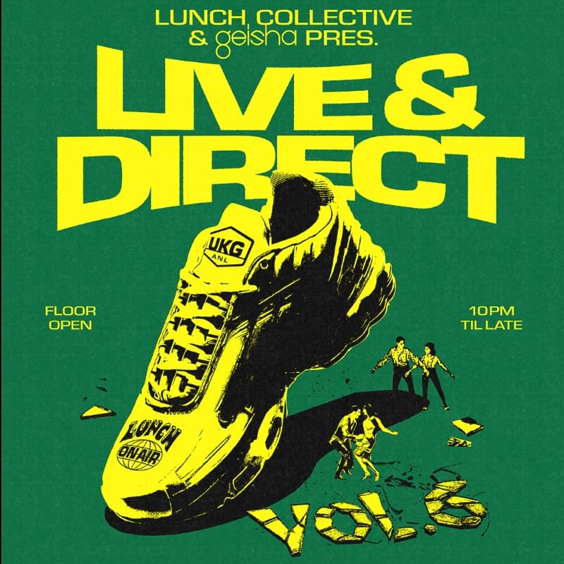 LIVE & DIRECT VOL 6. MAY 23 18+ 10:00pm, Sat 23rd May 2026 Geisha Bar