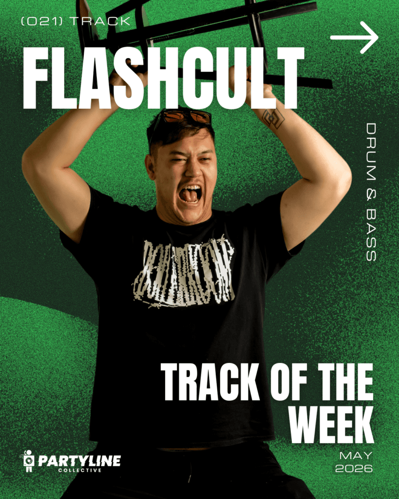 Track Of The Week - Flashcult with Headspin. DNB song. Interview with PartyLine Perth May 2026