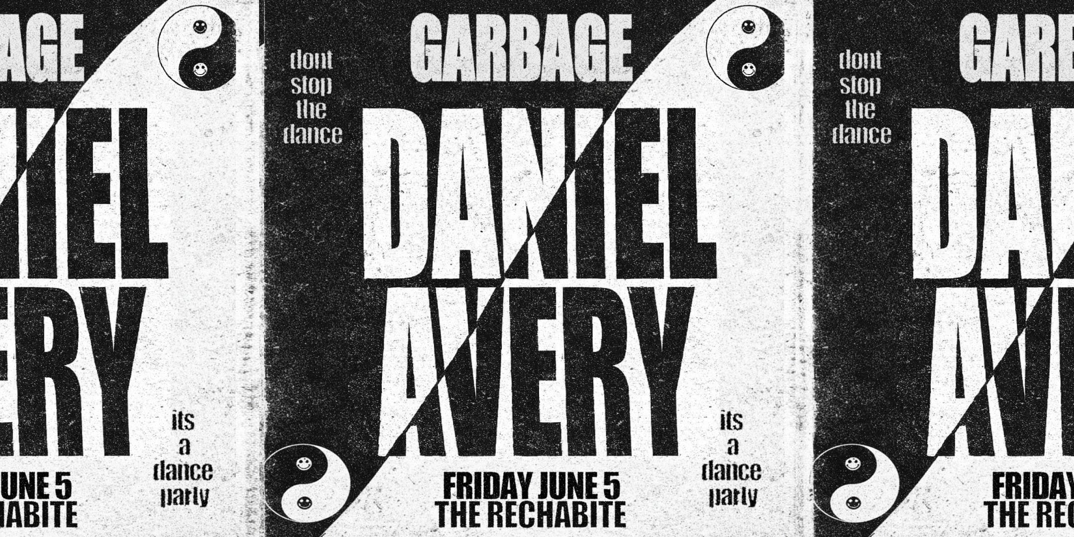 GARBAGEtv GARBAGE ~ DANIEL AVERY (DJ SET) 9:00pm, Fri 5 June, 2026 The Rechabite, WA
