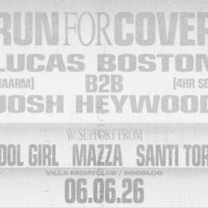 LUCAS BOSTON B2B JOSH HEYWOOD [3HR SET] 18+ 09:00pm, Sat 6th Jun 2026 Villa Nightclub